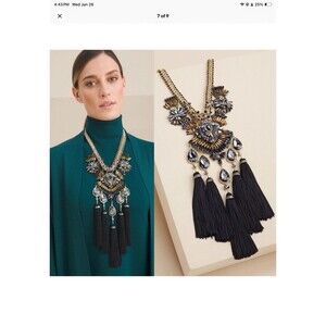 Chicos Versailles Bib Statement Necklace Limited Edition MSRP $249